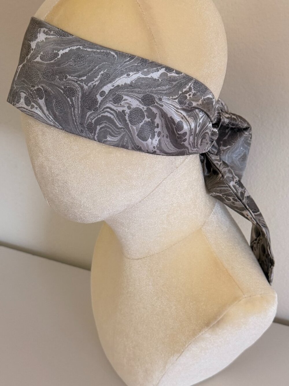 Turkish Artisan handmade, marbleized, Headband, Scarf, and Purse accessory